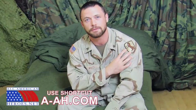 All American Military Gay Porn - Sergeant Miles Jacks Off at All American Heroes