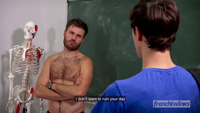 Male Teacher Gay Porn - teacher strips naked in classroom