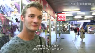 Cute Blond Czech Guy Earns Some Cash